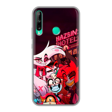 Силиконовый чехол на Huawei P40 Lite E с принтом Hazbin Hotel Отель Хазбин Силиконовый чехол на Huawei P40 Lite E с принтом Hazbin Hotel Отель Хазбин