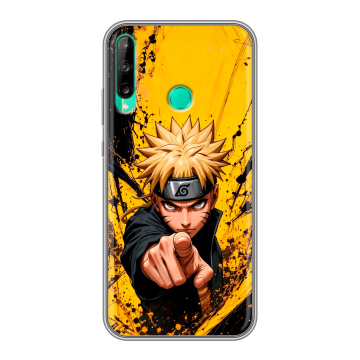 Силиконовый чехол на Huawei P40 Lite E с принтом Naruto Наруто