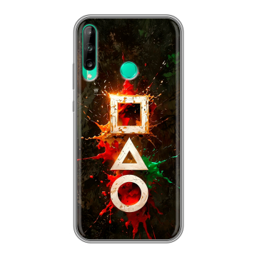Силиконовый чехол на Huawei P40 Lite E с принтом Squid Game Игра кальмара Силиконовый чехол на Huawei P40 Lite E с принтом Squid Game Игра кальмара