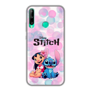 Силиконовый чехол на Huawei P40 Lite E с принтом Лило и Стич