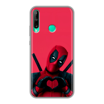 Силиконовый чехол на Huawei P40 Lite E с принтом Дедпул Deadpool Силиконовый чехол на Huawei P40 Lite E с принтом Дедпул Deadpool