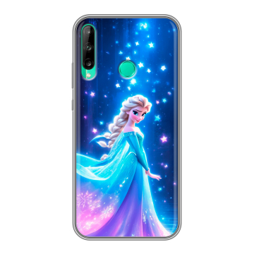 Силиконовый чехол на Huawei P40 Lite E с принтом Холодное сердце Frozen