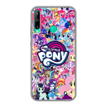 Силиконовый чехол на Huawei P40 Lite E с принтом My little pony Дружба чудо