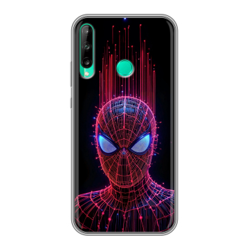 Силиконовый чехол на Huawei P40 Lite E с принтом Spiderman Человек паук