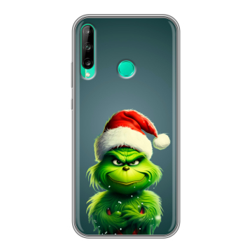 Силиконовый чехол на Huawei P40 Lite E с принтом Новый год Силиконовый чехол на Huawei P40 Lite E с принтом Новый год