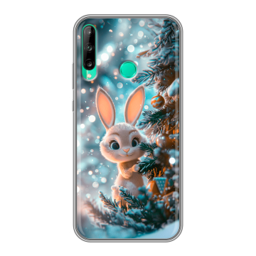 Силиконовый чехол на Huawei P40 Lite E с принтом Новый год Силиконовый чехол на Huawei P40 Lite E с принтом Новый год