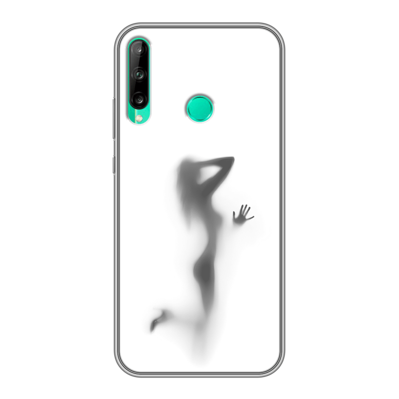 Силиконовый чехол на Huawei P40 Lite E с принтом Силуэт Силиконовый чехол на Huawei P40 Lite E с принтом Силуэт