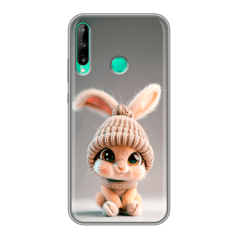 Силиконовый чехол на Huawei P40 Lite E с принтом Кролик Силиконовый чехол на Huawei P40 Lite E с принтом Кролик