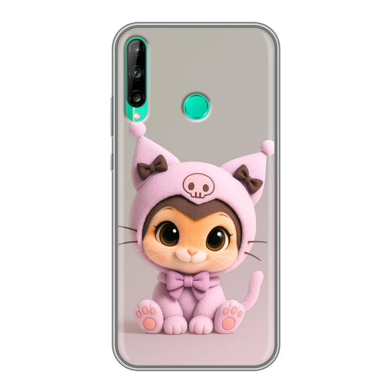 Силиконовый чехол на Huawei P40 Lite E с принтом Куроми Kuromi Силиконовый чехол на Huawei P40 Lite E с принтом Куроми Kuromi