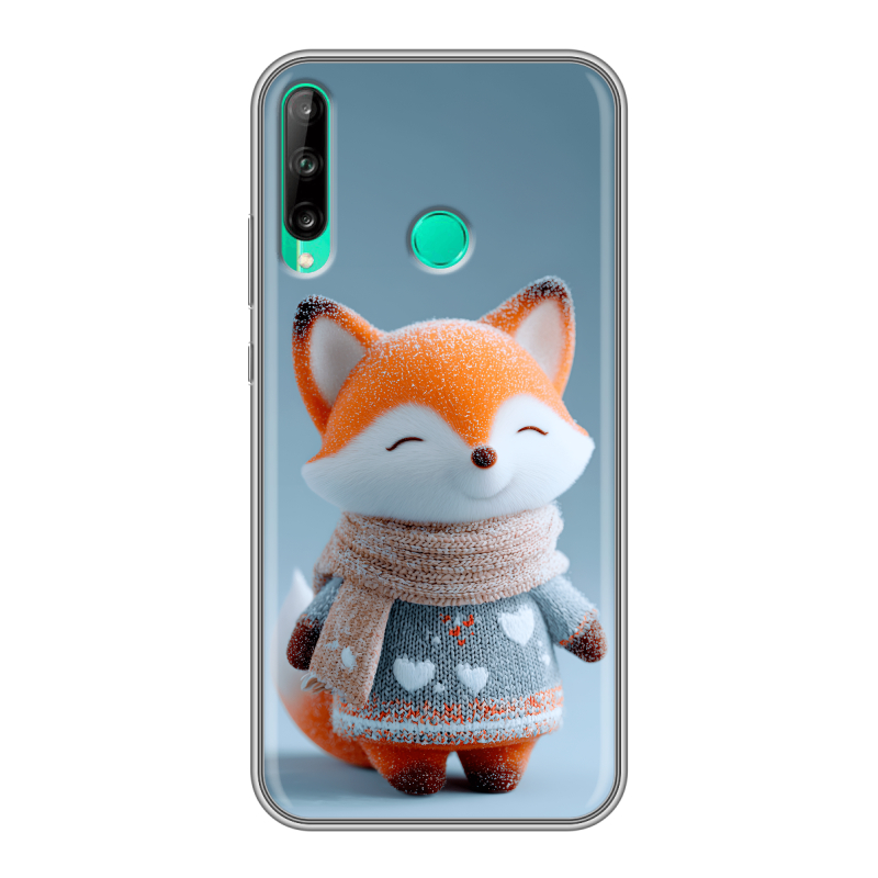 Силиконовый чехол на Huawei P40 Lite E с принтом Лиса Силиконовый чехол на Huawei P40 Lite E с принтом Лиса