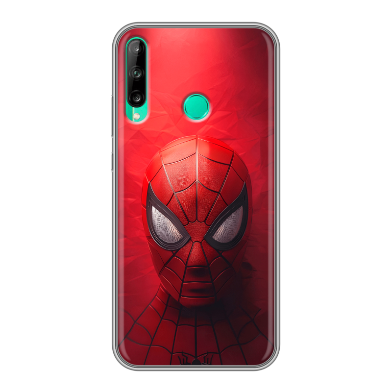 Силиконовый чехол на Huawei P40 Lite E с принтом Spiderman Человек паук Силиконовый чехол на Huawei P40 Lite E с принтом Spiderman Человек паук