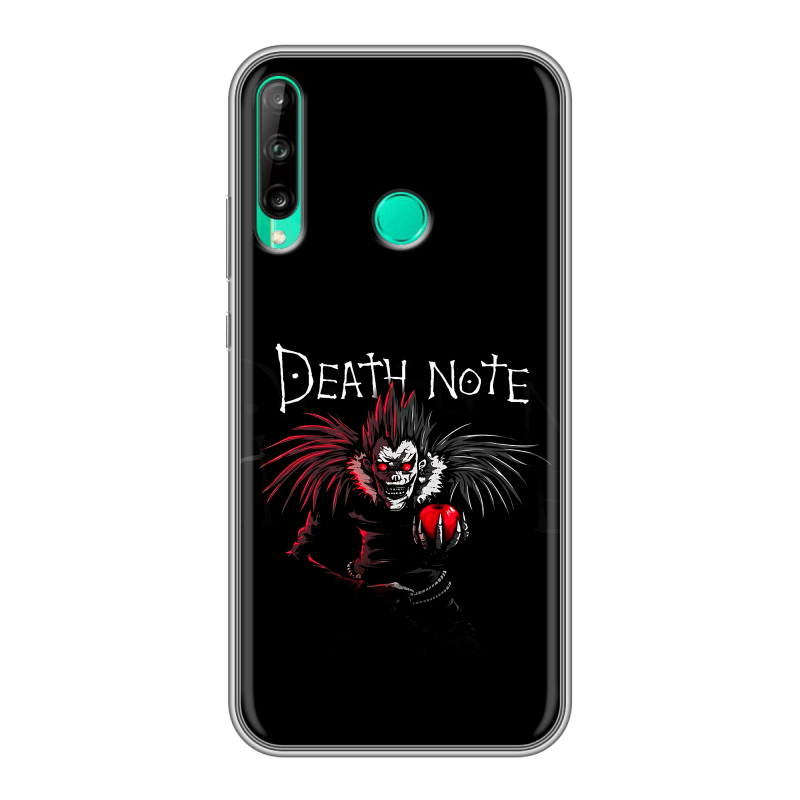 Силиконовый чехол на Huawei P40 Lite E с принтом Death note Тетрадь смерти Силиконовый чехол на Huawei P40 Lite E с принтом Death note Тетрадь смерти