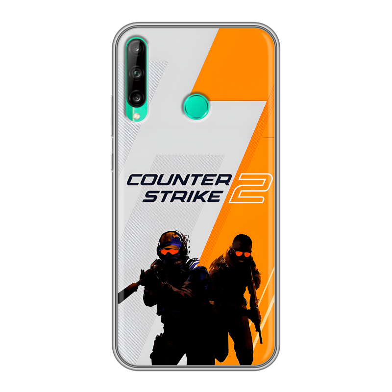 Силиконовый чехол на Huawei P40 Lite E с принтом Counter Strike Силиконовый чехол на Huawei P40 Lite E с принтом Counter Strike