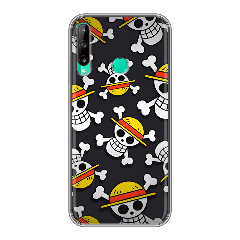 Силиконовый чехол на Huawei P40 Lite E с принтом One Piece Ван Пис Силиконовый чехол на Huawei P40 Lite E с принтом One Piece Ван Пис