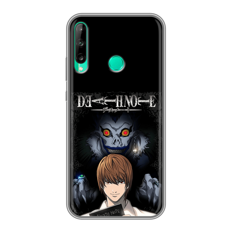Силиконовый чехол на Huawei P40 Lite E с принтом Death note Тетрадь смерти Силиконовый чехол на Huawei P40 Lite E с принтом Death note Тетрадь смерти