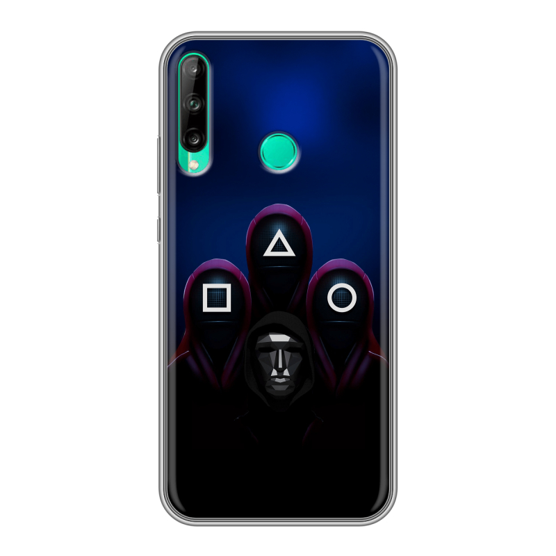 Силиконовый чехол на Huawei P40 Lite E с принтом Игра Кальмара Силиконовый чехол на Huawei P40 Lite E с принтом Игра Кальмара
