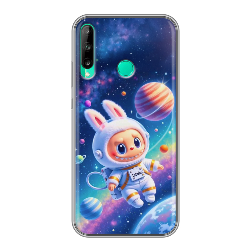 Силиконовый чехол на Huawei P40 Lite E с принтом Labubu Лабубу Силиконовый чехол на Huawei P40 Lite E с принтом Labubu Лабубу