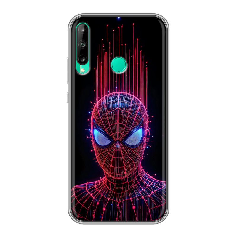 Силиконовый чехол на Huawei P40 Lite E с принтом Spiderman Человек паук Силиконовый чехол на Huawei P40 Lite E с принтом Spiderman Человек паук