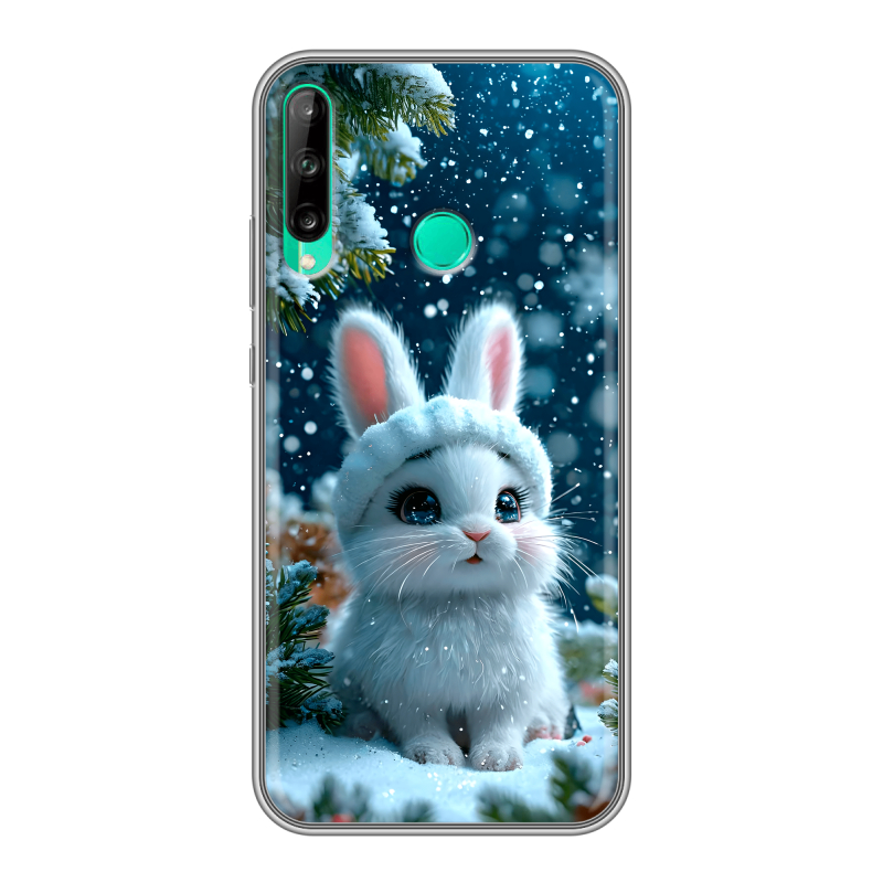 Силиконовый чехол на Huawei P40 Lite E с принтом Новый год Силиконовый чехол на Huawei P40 Lite E с принтом Новый год