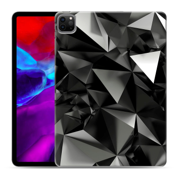 Силиконовый чехол на планшета Ipad Pro 11 (2020) с принтом Черные кристаллы Силиконовый чехол на планшета Ipad Pro 11 (2020) с принтом Черные кристаллы