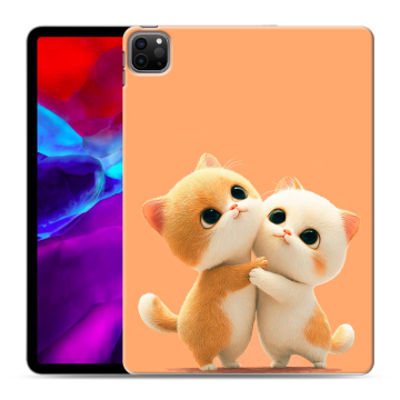 Силиконовый чехол на планшета Ipad Pro 11 (2020) с принтом Милые котики Силиконовый чехол на планшета Ipad Pro 11 (2020) с принтом Милые котики