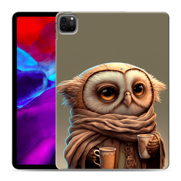 Силиконовый чехол на планшета Ipad Pro 11 (2020) с принтом Сова Силиконовый чехол на планшета Ipad Pro 11 (2020) с принтом Сова