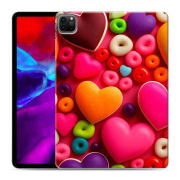 Силиконовый чехол на планшета Ipad Pro 11 (2020) с принтом Сердечки Силиконовый чехол на планшета Ipad Pro 11 (2020) с принтом Сердечки