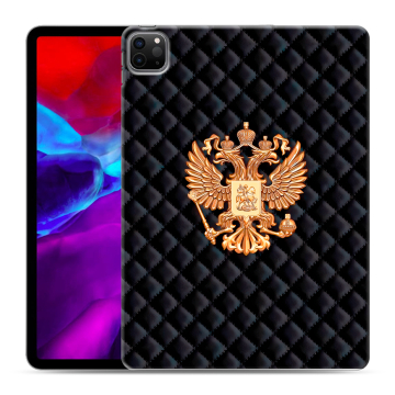 Силиконовый чехол на Ipad Pro 11 (2020) с принтом Герб России принт