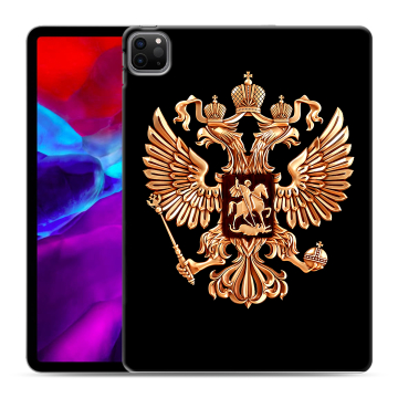 Силиконовый чехол на Ipad Pro 11 (2020) с принтом Герб России золотой Силиконовый чехол на Ipad Pro 11 (2020) с принтом Герб России золотой