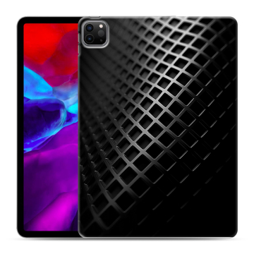 Силиконовый чехол на Ipad Pro 11 (2020) с принтом Текстура металла