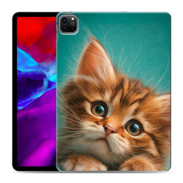 Силиконовый чехол на Ipad Pro 11 (2020) с принтом котенок Силиконовый чехол на Ipad Pro 11 (2020) с принтом котенок