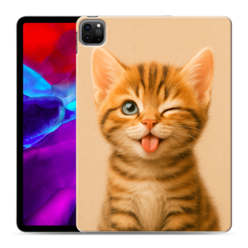 Силиконовый чехол на Ipad Pro 11 (2020) с принтом котенок