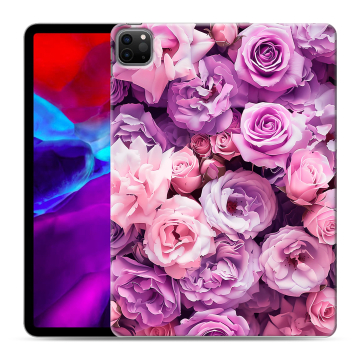 Силиконовый чехол на Ipad Pro 11 (2020) с принтом лавандовые розы
