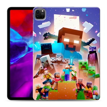 Силиконовый чехол на Ipad Pro 11 (2020) с принтом Майнкрафт Minecraft Силиконовый чехол на Ipad Pro 11 (2020) с принтом Майнкрафт Minecraft