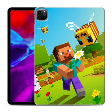 Силиконовый чехол на Ipad Pro 11 (2020) с принтом Майнкрафт Minecraft