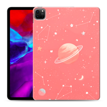 Силиконовый чехол на Ipad Pro 11 (2020) с принтом Розовый космос