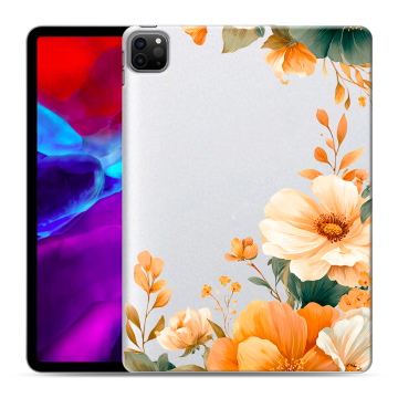 Силиконовый чехол на Ipad Pro 11 (2020) с принтом Цветы принт