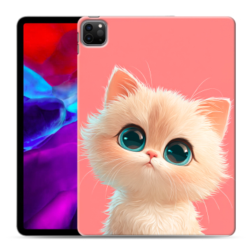 Силиконовый чехол на Ipad Pro 11 (2020) с принтом Розовый котенок