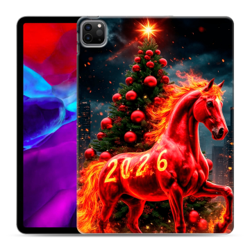 Силиконовый чехол на Ipad Pro 11 (2020) с принтом Новый год