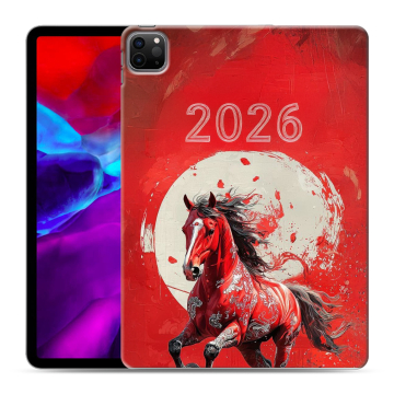 Силиконовый чехол на Ipad Pro 11 (2020) с принтом Новый год