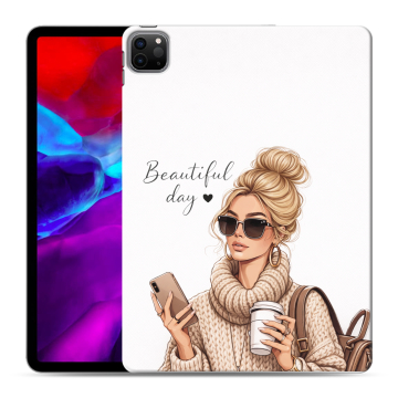 Силиконовый чехол на Ipad Pro 11 (2020) с принтом женский Силиконовый чехол на Ipad Pro 11 (2020) с принтом женский