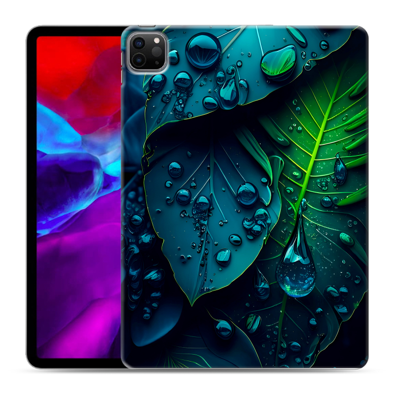 Силиконовый чехол на планшета Ipad Pro 11 (2020) с принтом Листья Силиконовый чехол на планшета Ipad Pro 11 (2020) с принтом Листья