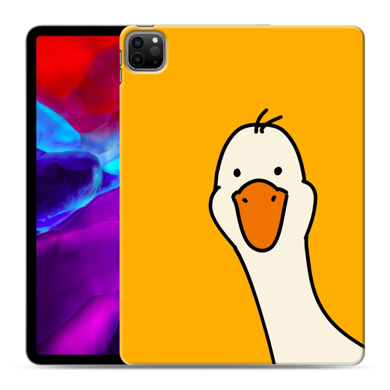 Силиконовый противоударный чехол на Ipad Pro 11 (2020) с принтом Утка Силиконовый противоударный чехол на Ipad Pro 11 (2020) с принтом Утка