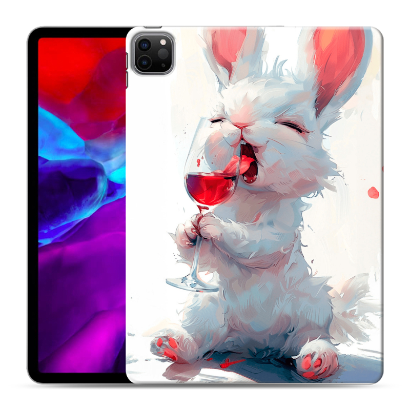 Силиконовый противоударный чехол на Ipad Pro 11 (2020) с принтом кролик зайчик Силиконовый противоударный чехол на Ipad Pro 11 (2020) с принтом кролик зайчик