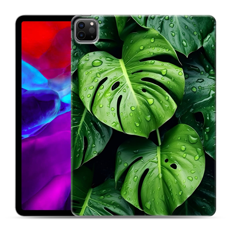 Силиконовый чехол на Ipad Pro 11 (2020) с принтом Листья Силиконовый чехол на Ipad Pro 11 (2020) с принтом Листья