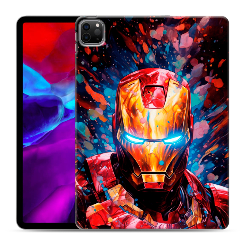 Силиконовый чехол на Ipad Pro 11 (2020) с принтом Железный человек Ironman Силиконовый чехол на Ipad Pro 11 (2020) с принтом Железный человек Ironman