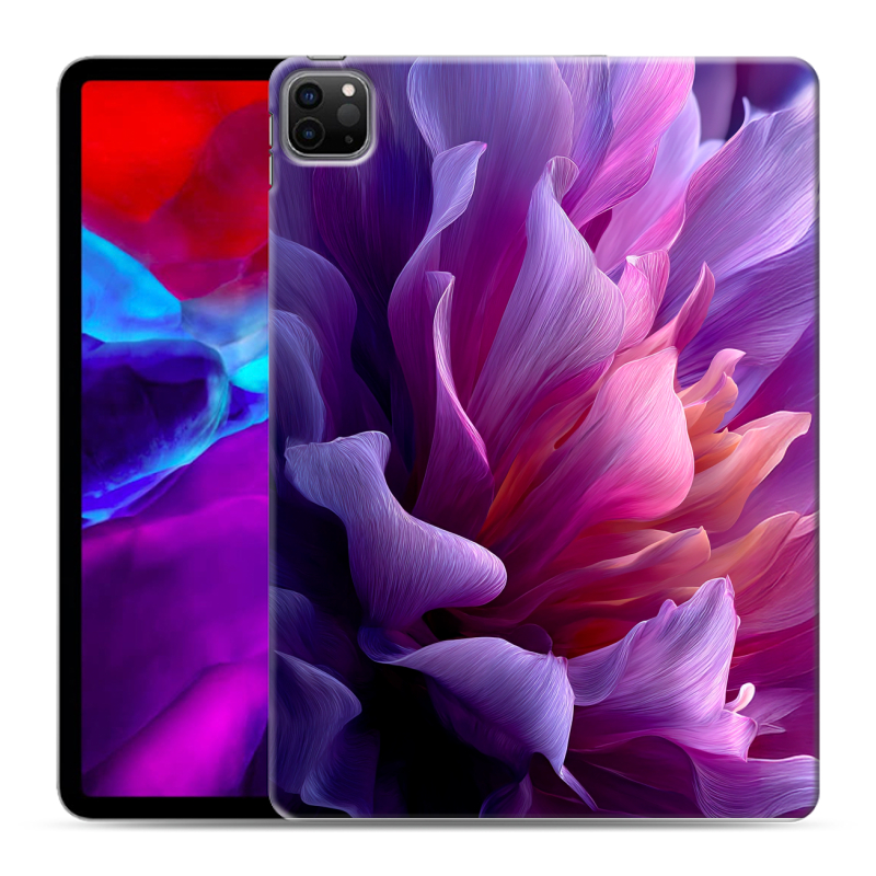 Силиконовый противоударный чехол на Ipad Pro 11 (2020) с принтом женский цветы Силиконовый противоударный чехол на Ipad Pro 11 (2020) с принтом женский цветы
