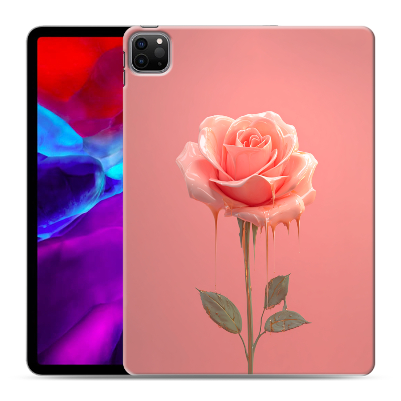 Силиконовый чехол на Ipad Pro 11 (2020) с принтом Розовая роза Силиконовый чехол на Ipad Pro 11 (2020) с принтом Розовая роза