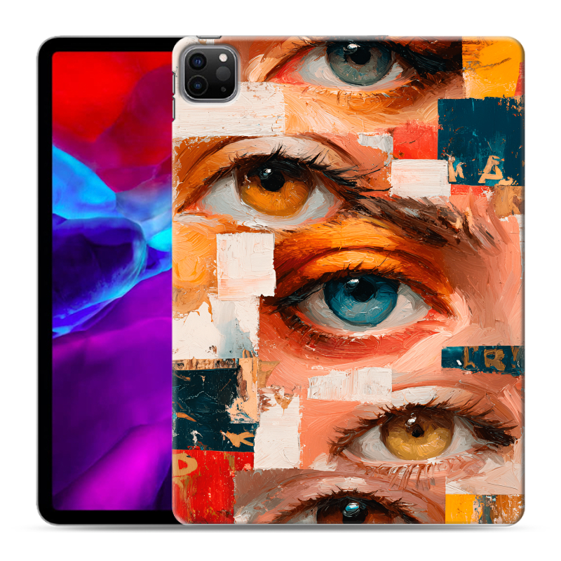 Силиконовый противоударный чехол на Ipad Pro 11 (2020) с принтом Модный принт Силиконовый противоударный чехол на Ipad Pro 11 (2020) с принтом Модный принт