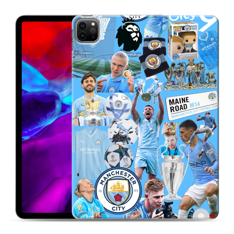 Силиконовый чехол на Ipad Pro 11 (2020) с принтом Man City Манчестер Сити Силиконовый чехол на Ipad Pro 11 (2020) с принтом Man City Манчестер Сити